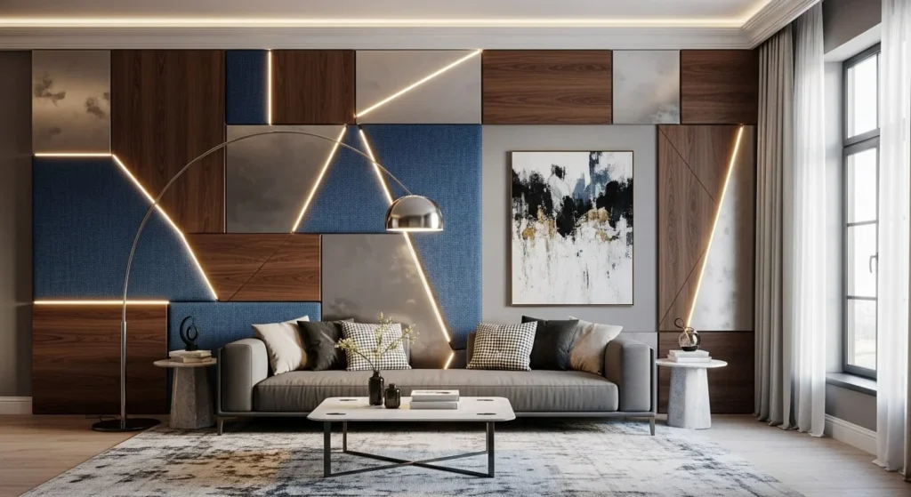 10 Accent Wall Ideas to Make Your Living Room Stand Out 13 10 Accent Wall Ideas-min