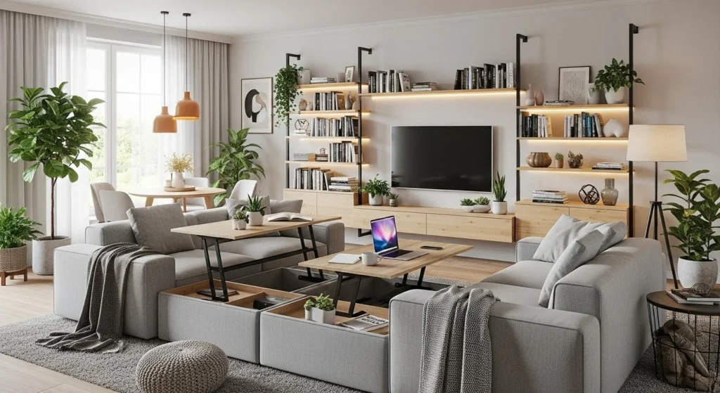 10 Multi-Functional Living Room Ideas