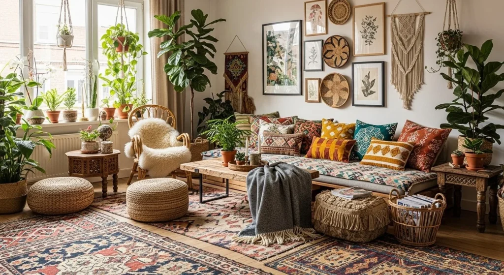 8 Bohemian Living Room Ideas