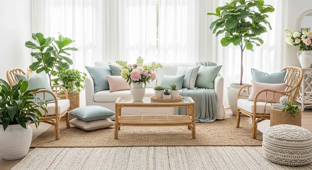 8 Summer Living Room Styling Ideas for a Light and Breezy Space 11 8 Summer Living Room Styling Ideas