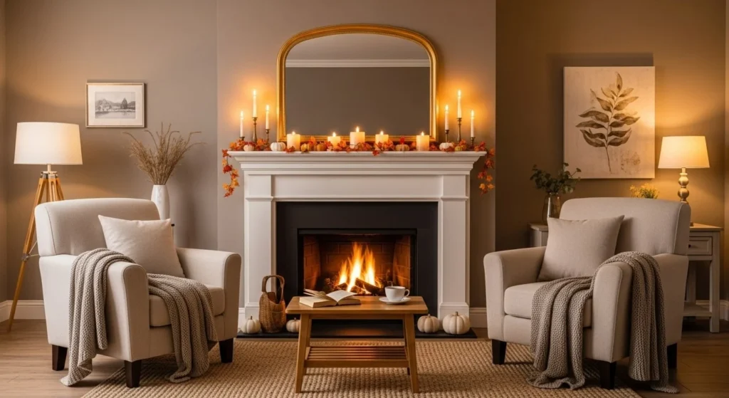 9 Fireplace Mantel Styling Ideas for Every Season 12 9 Fireplace Mantel Styling Ideas-min