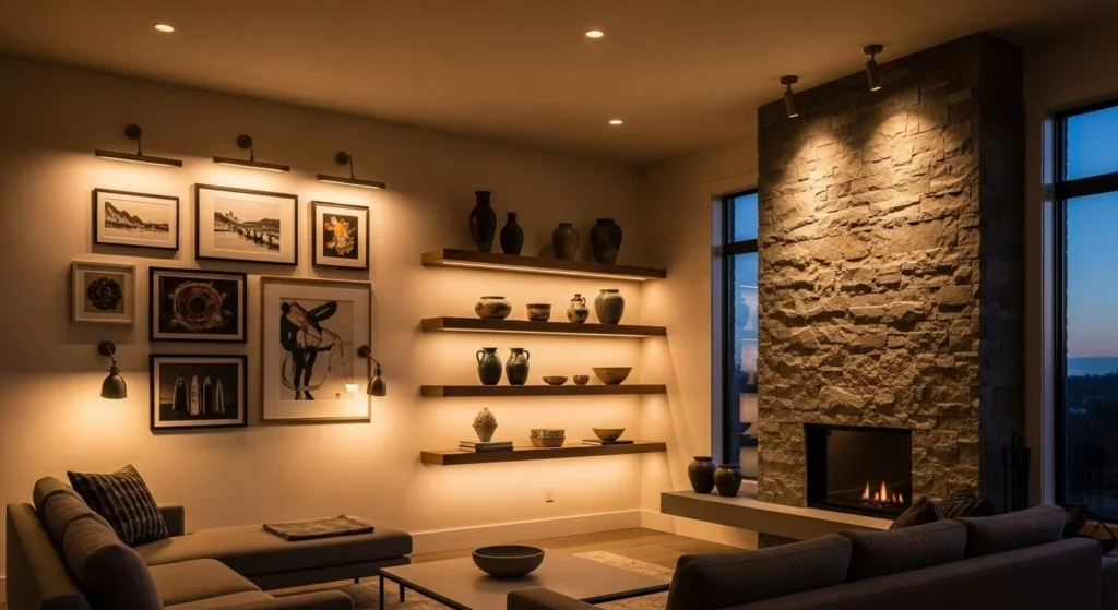 Accent Lighting to Highlight Decor