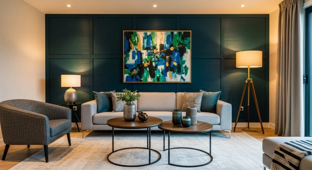 10 Accent Wall Ideas to Make Your Living Room Stand Out 2 Accent Wall Ideas to Make Your Living Room Stand Out-min
