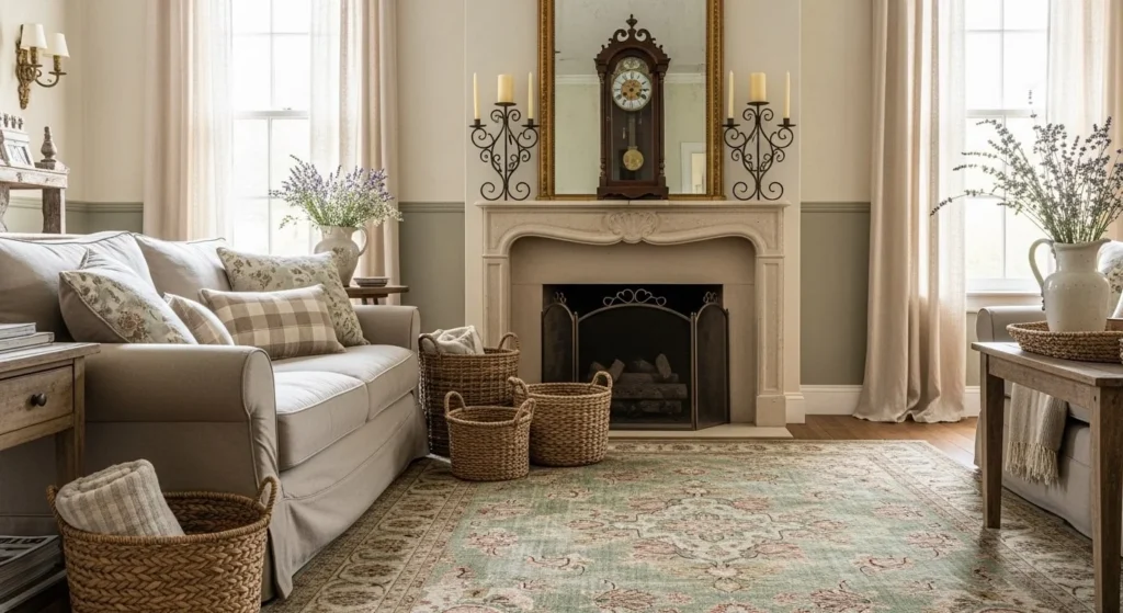 10 French Country Living Room Ideas for Timeless Elegance 12 Accessorize with Rustic and Refined Details-min