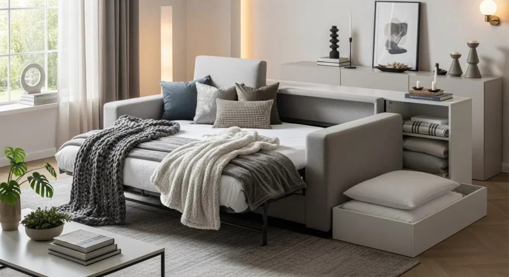 Add a Convertible Sofa or Daybed