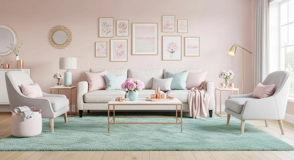 9 Fresh Spring Living Room Ideas to Brighten Your Space 5 Adopt a Light & Airy Color Palette