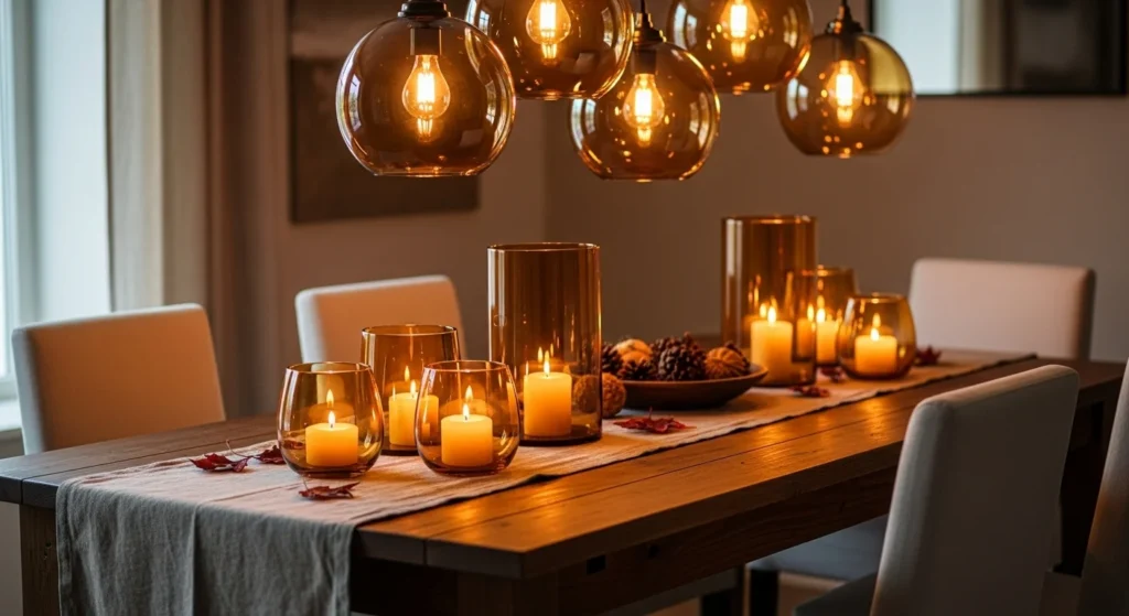 15 Earth Tone Ideas to Create a Timeless, Cozy Space 13 Amber Glass and Accessories