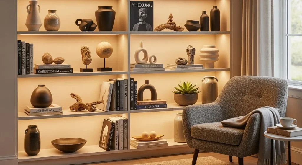 Artful Shelving & Vignettes