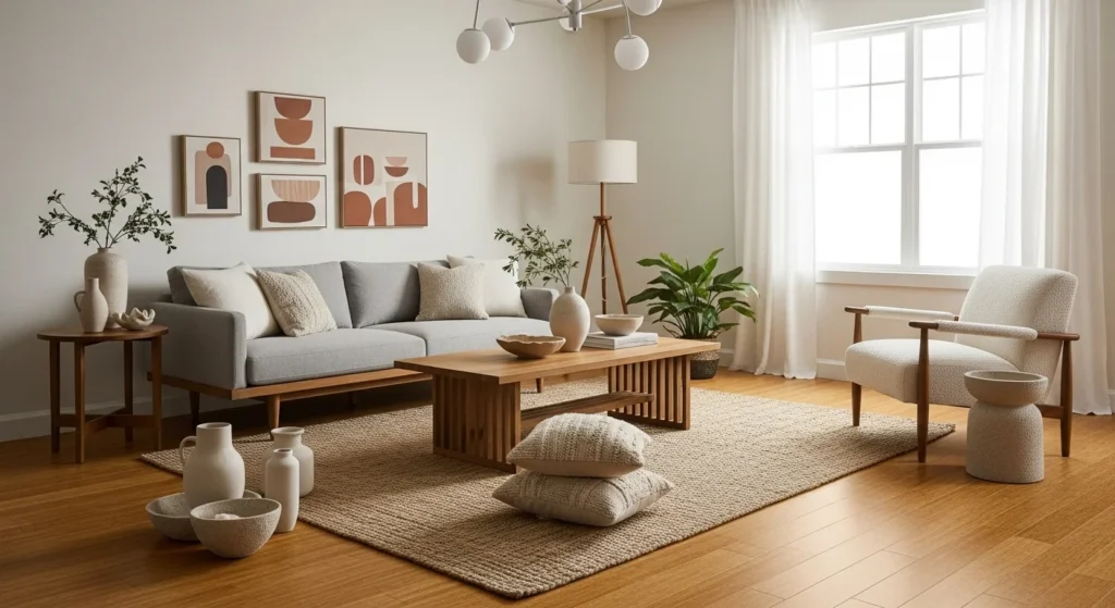 9 Living Room Flooring Ideas to Transform Your Space 9 Bamboo Flooring for Modern Sustainability