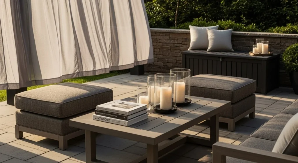 7 Cozy Outdoor Living Room Ideas to Create Your Perfect Relaxing Space 8 Blend Indoor Comfort with Outdoor Durability-min