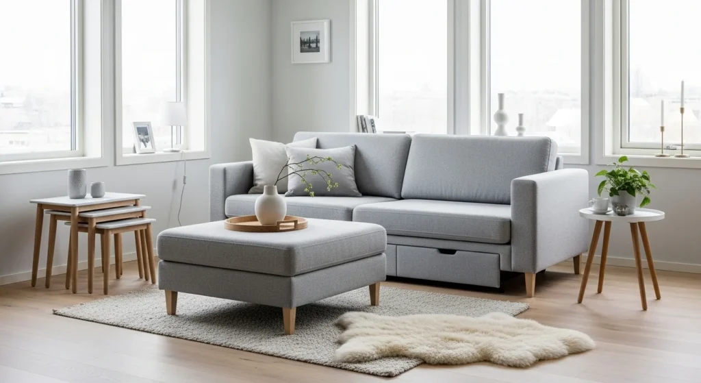 9 Small Living Room Decor Ideas to Maximize Space and Style 2 Multi-Functional Furniture