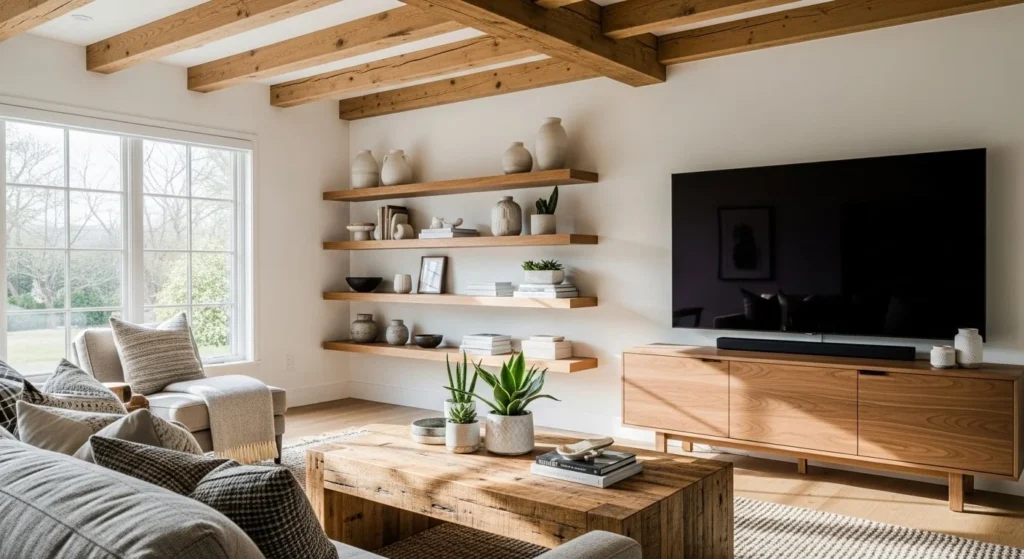 11 Earthy Living Room Ideas to Bring Nature Indoors 3 Choose a Warm, Nature-Inspired Color Palette