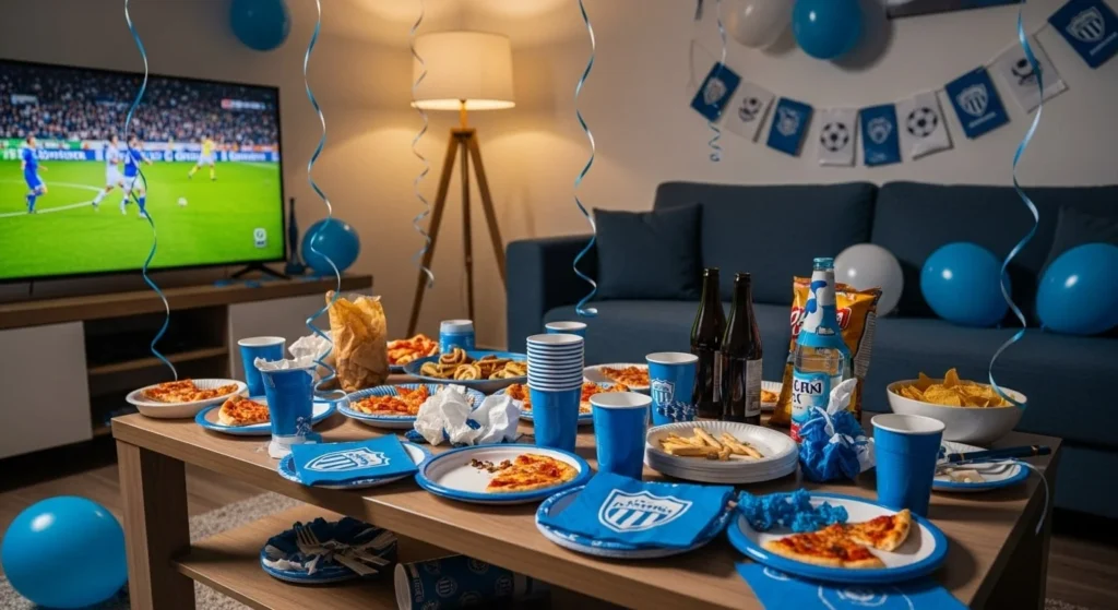 8 Super Bowl Living Room Setup Ideas for the Perfect Game Day 10 Clean-Up Made Easy-min