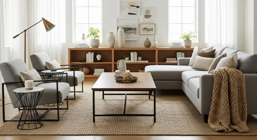 Combine Metal & Wood Finishes