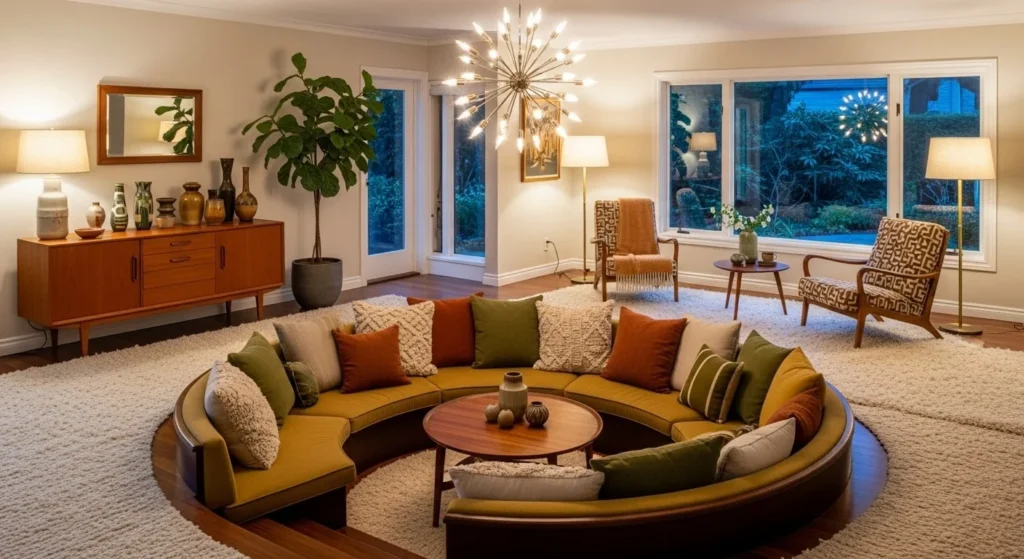 7 Conversation Pit Living Room Ideas for a Retro Comeback 2 Conversation Pit Living Room Ideas for a Retro Comeback-min