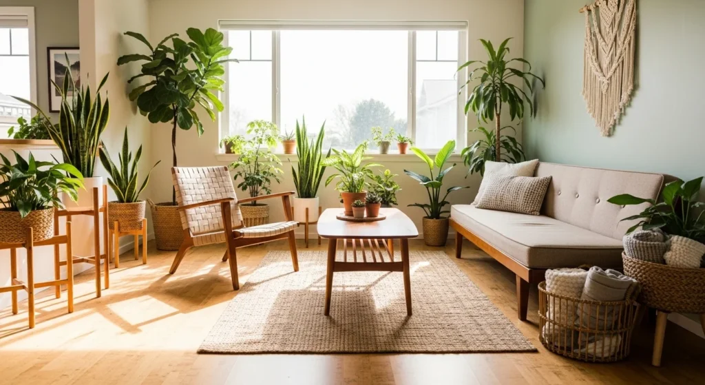 9 Living Room Flooring Ideas to Transform Your Space 8 Cork Flooring for Eco-Friendly Warmth