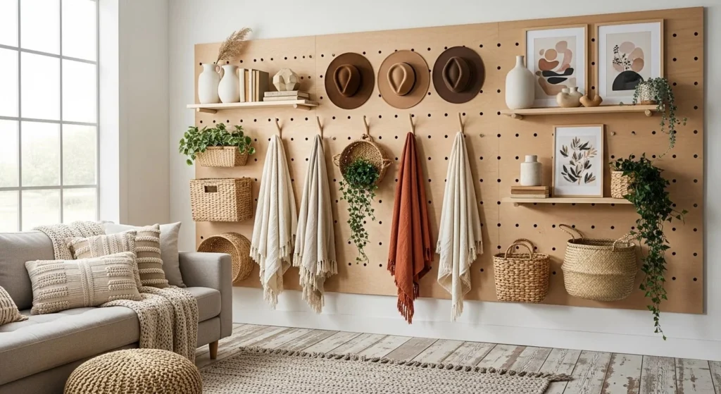 Create Vertical Storage with Wall Hooks and Racks