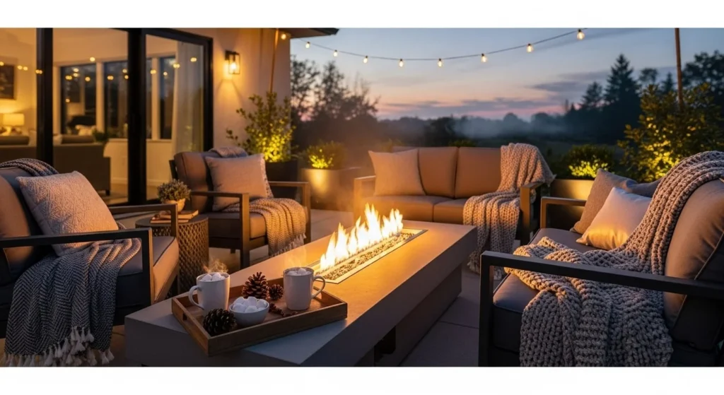 7 Cozy Outdoor Living Room Ideas to Create Your Perfect Relaxing Space 5 Create a Focal Point with a Fire Feature-min