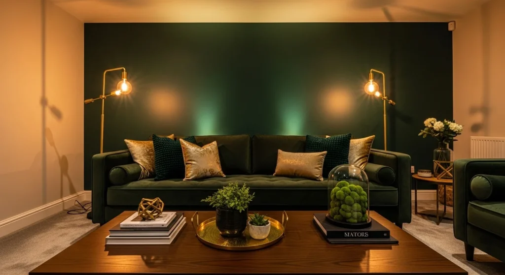 15 Earth Tone Ideas to Create a Timeless, Cozy Space 12 Deep Forest Green for Drama