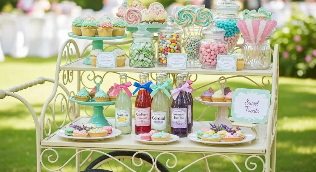 9 Birthday Party Living Room Decor Ideas for an At-Home Celebration 11 Dessert & Drink Display-min