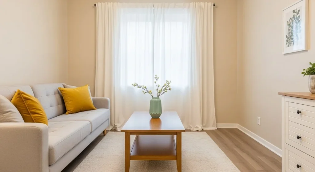 10 Small Living Room Ideas to Maximize Space and Style Efficiently 4 Embrace Light, Neutral Colors