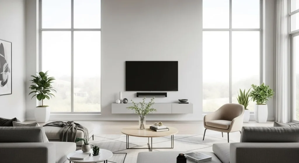 10 Floating TV Unit Designs for a Sleek Living Room Look 2 Floating TV Unit Designs for a Sleek Living Room Look-min