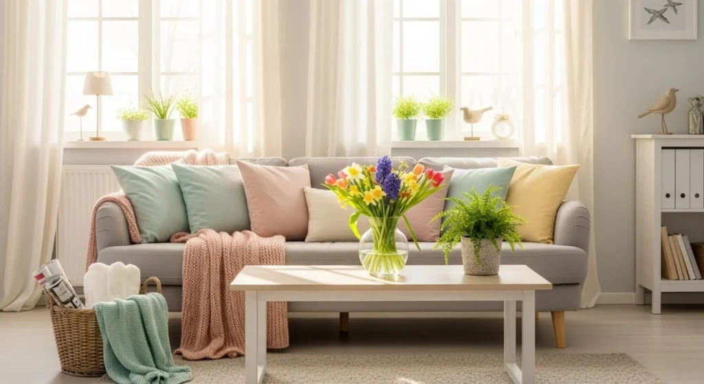 9 Fresh Spring Living Room Ideas to Brighten Your Space 2 Fresh Spring Living Room Ideas to Brighten Your Space