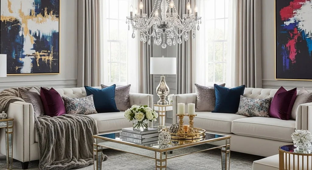 9 Glam Living Room Ideas for a Touch of Luxury 2 Glam Living Room Ideas for a Touch of Luxury-min