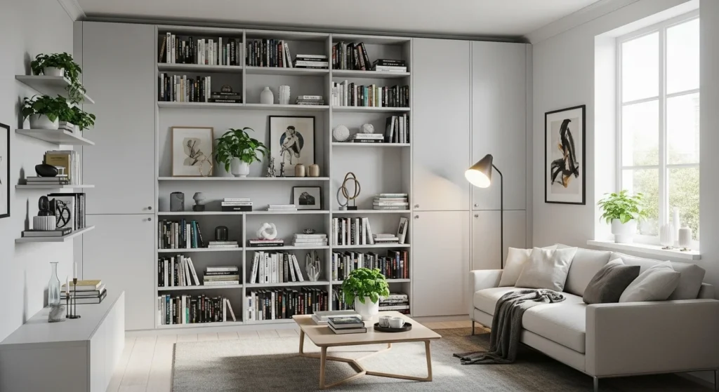 9 Small Living Room Decor Ideas to Maximize Space and Style 5 Vertical with Storage