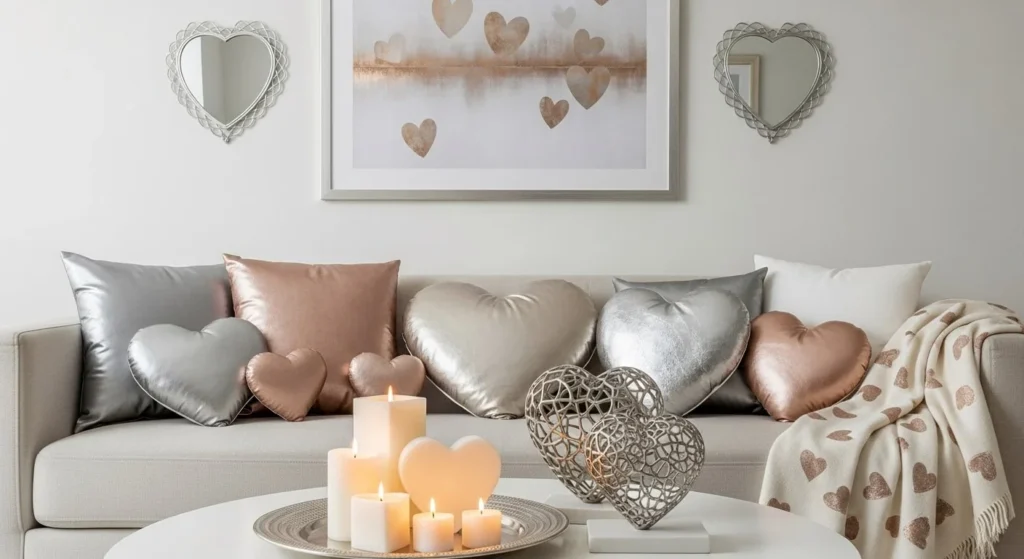 10 Valentine’s Day Living Room Decor Ideas for a Romantic Vibe 7 Heart-Themed Accents