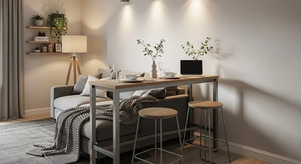 Incorporate Dining in the Living Room