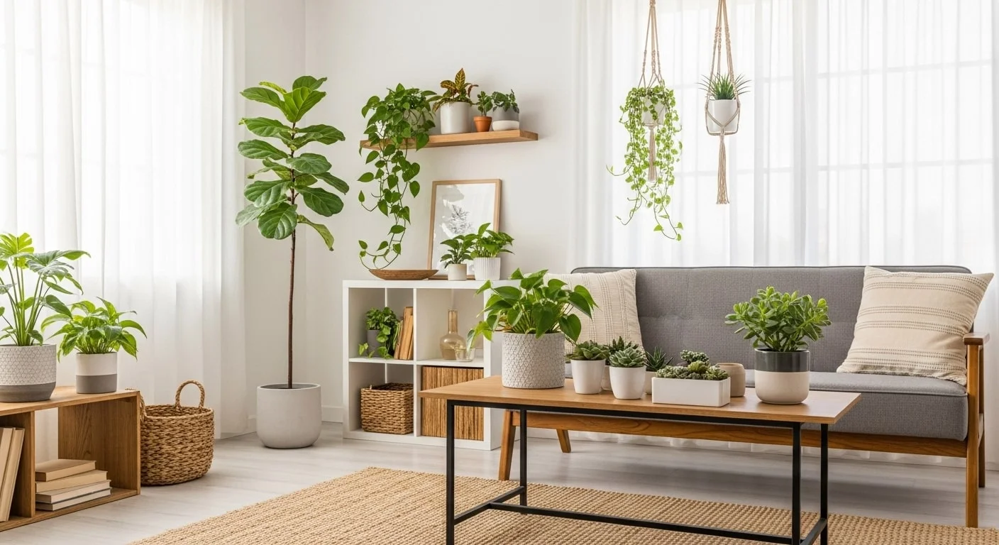 Indoor Plant Styling Ideas to Refresh Your Living Room