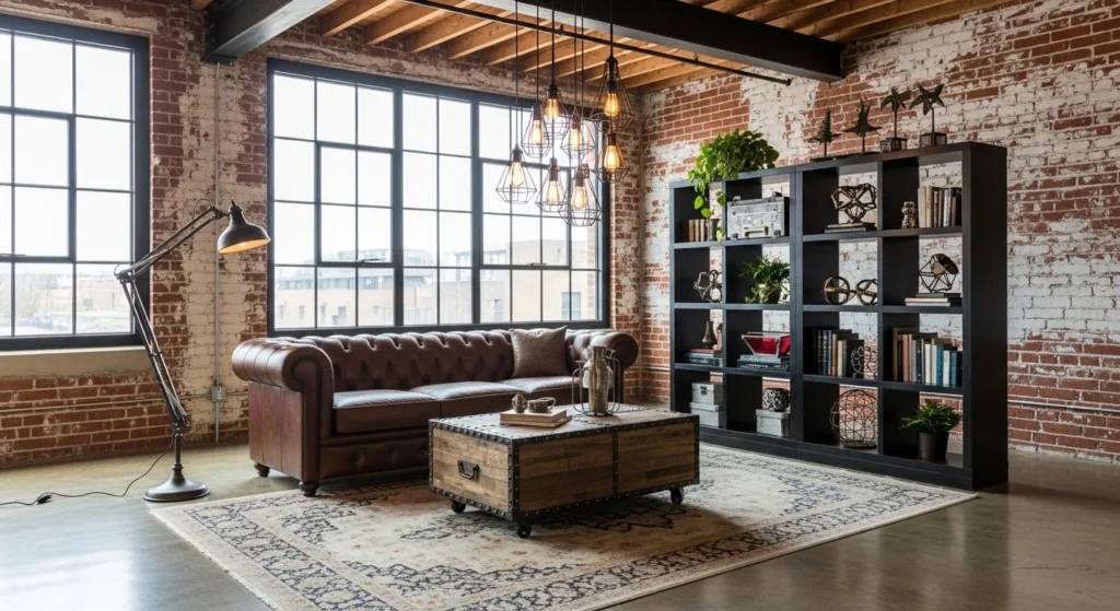 9 Industrial Living Room Designs for a Chic Urban Vibe 2 Industrial Living Room Designs for a Chic Urban Vibe