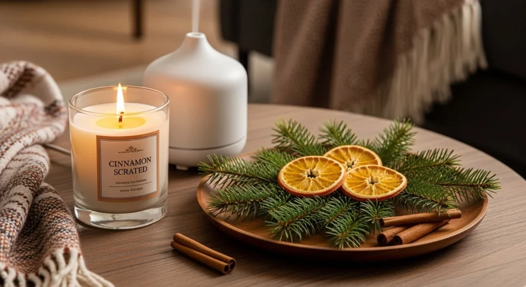 9 Cozy Living Room Ideas to Transform Your Space This Winter 9 Introduce Seasonal Scents
