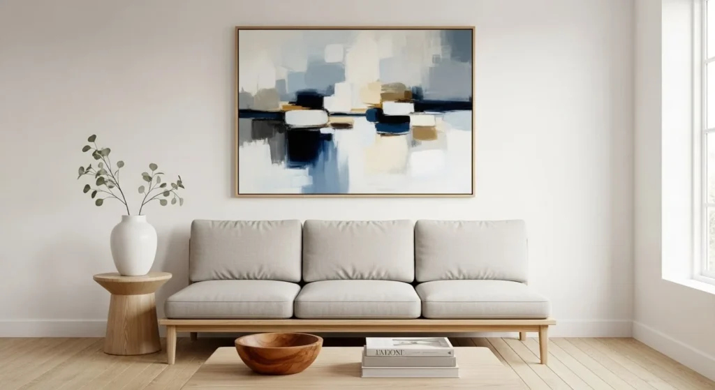 10 Scandinavian Living Room Ideas for a Minimal Yet Cozy Look 11 Keep Art and Decor Intentional