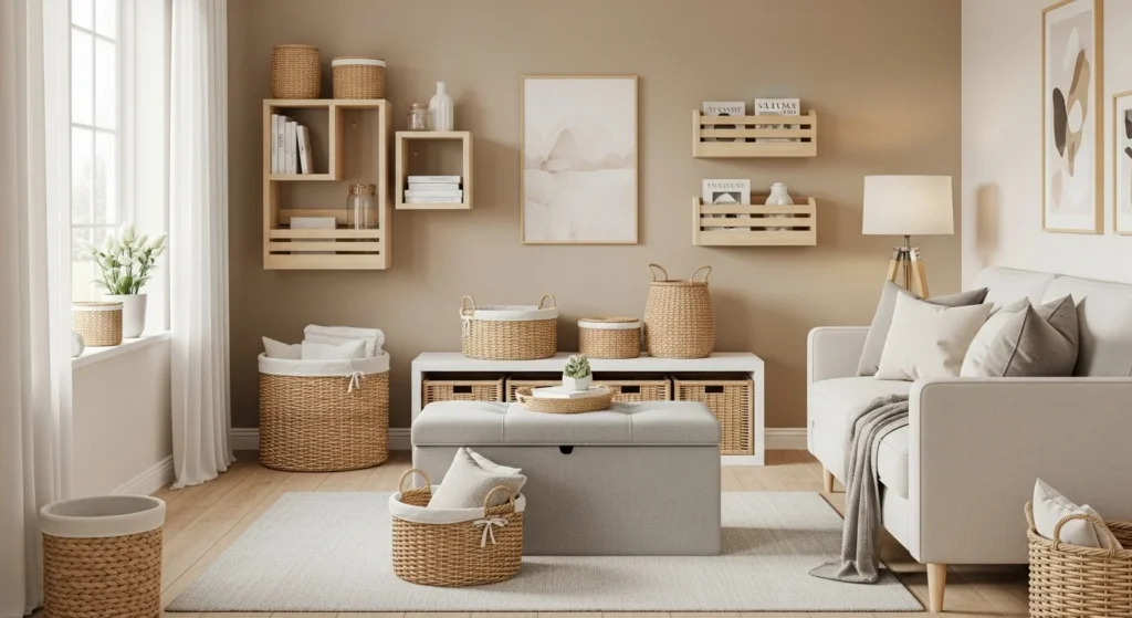 9 Small Living Room Decor Ideas to Maximize Space and Style 7 Clutter-Free with Smart Organization