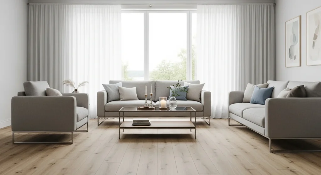 9 Living Room Flooring Ideas to Transform Your Space 4 Laminate Flooring for Budget-Friendly Style