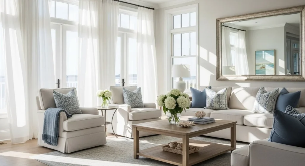 7 Coastal Living Room Ideas for a Breezy, Beach-Inspired Home 5 Maximize Natural Light-min