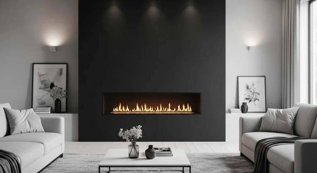 5 Modern Fireplace Ideas for the Living Room 3 Minimalist Linear Gas Fireplace