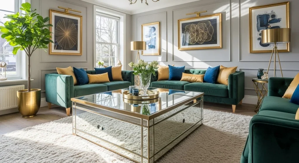 8 Mirror Decor Ideas to Brighten and Enlarge Your Living Room 7 Mirror Coffee Table or Furniture-min