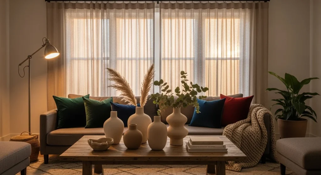 10 Living Room Inspiration Ideas to Elevate Your Space Effortlessly 2 Mix and Match Textures