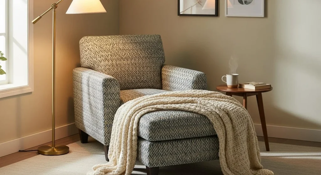 8 Ottoman Styling Ideas to Add Comfort and Function 7 Pair with Accent Chairs-min