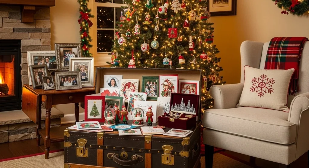 5 Cozy Christmas Decor Ideas for Your Living Room 7 Personalize with Sentimental Touches