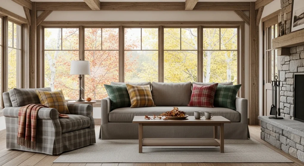 10 Fall-Inspired Living Room Ideas to Transform Your Space This Season 7 Plaid Patterns for a Classic Autumn Vibe