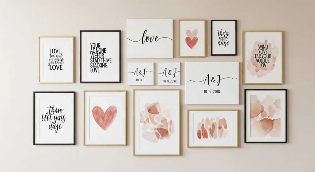 10 Valentine’s Day Living Room Decor Ideas for a Romantic Vibe 8 Romantic Wall Art