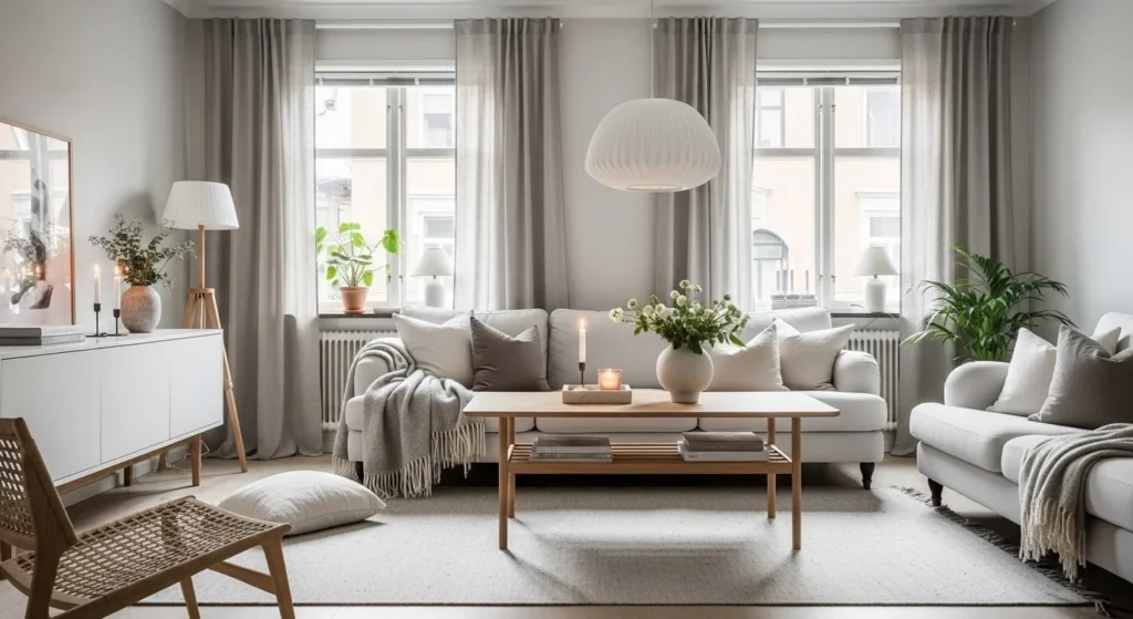 10 Scandinavian Living Room Ideas for a Minimal Yet Cozy Look 2 Scandinavian Living Room Ideas for a Minimal Yet Cozy Look