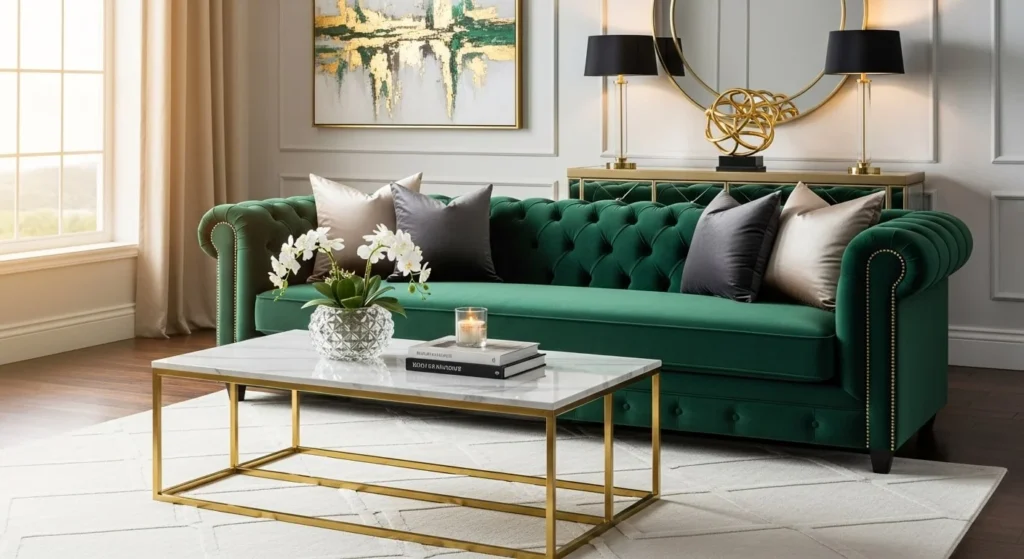9 Glam Living Room Ideas for a Touch of Luxury 10 Select Elegant Furniture-min