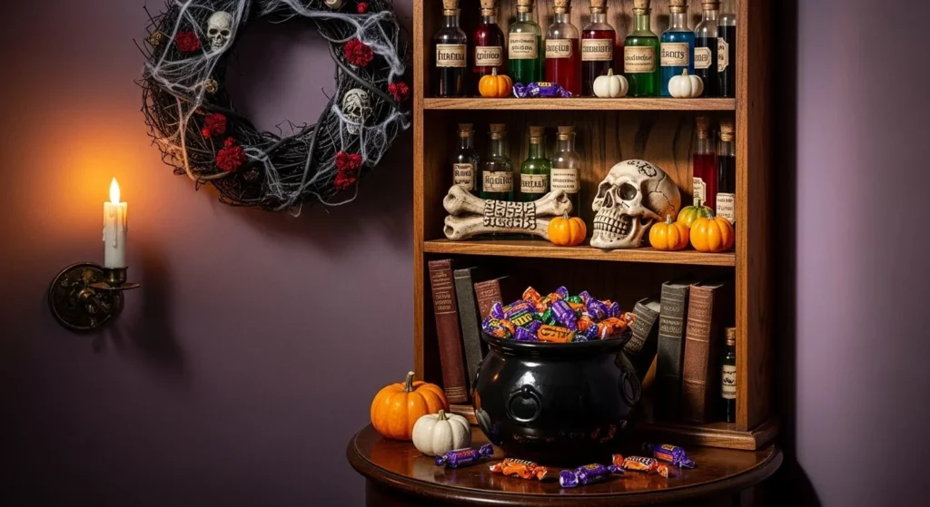8 Halloween Living Room Decorating Ideas for a Fun and Spooky Atmosphere 10 Set Up a Themed Halloween Corner