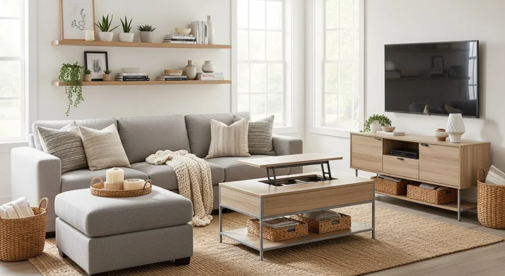 Smart Storage Hacks for a Clutter-Free Living Room