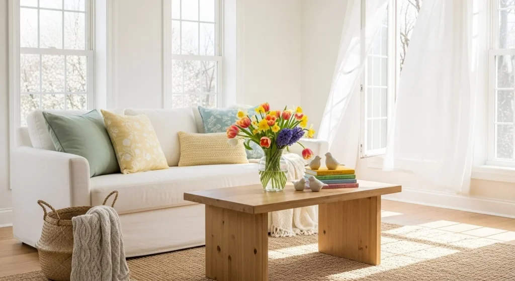 7 Spring Styling Tips for a Fresh Living Room Reset 2 Spring Cleaning & Styling Tips for a Fresh Living Room Reset-min